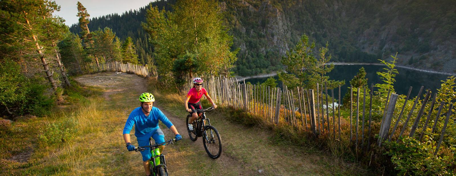 VTT, vélo, Lac Blanc, Vosges, descentes, Bike Park