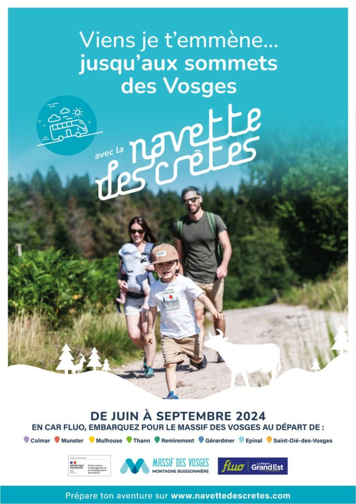 Affiche Navette des Crêtes 2024
